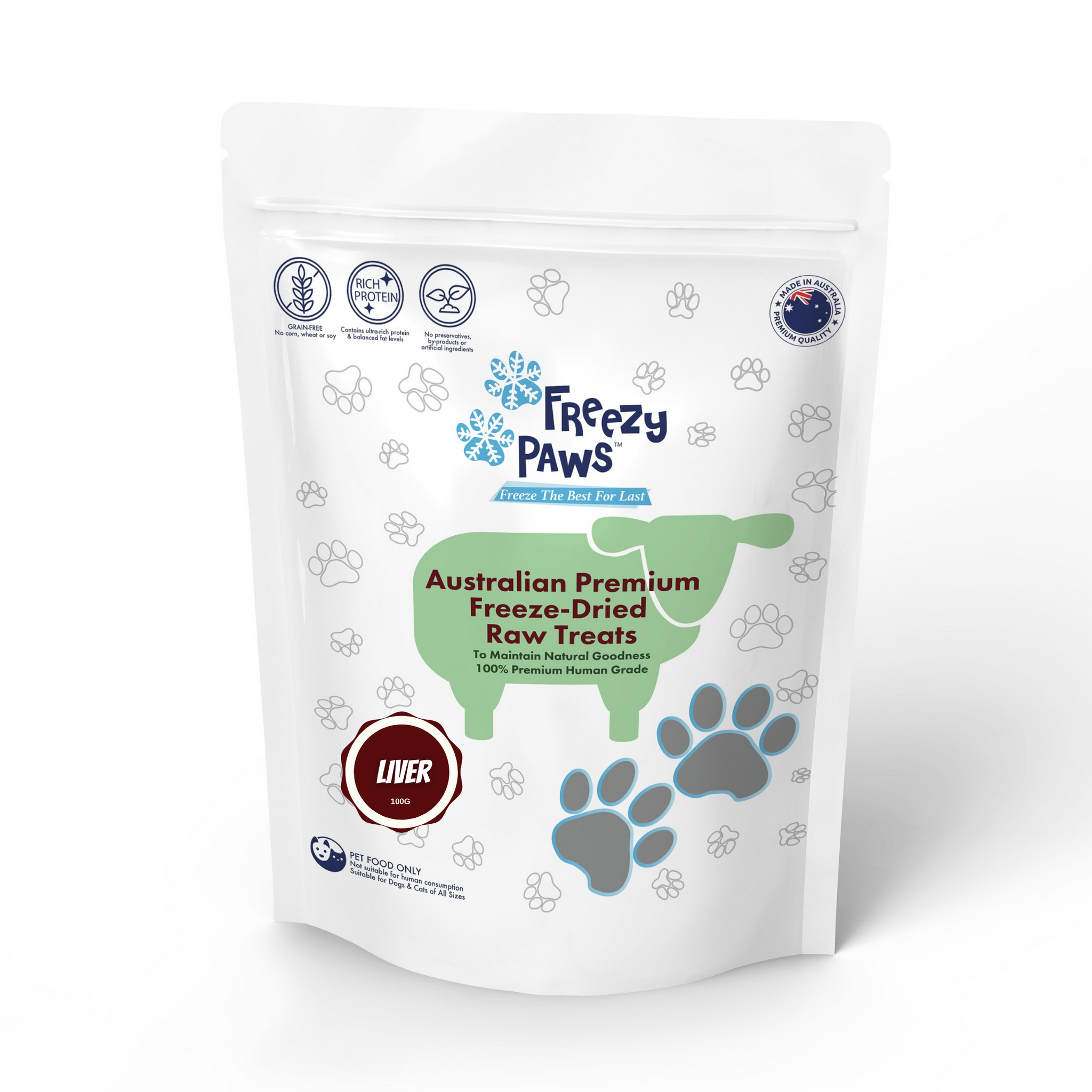 Freezy Paws Lamb Liver 100g