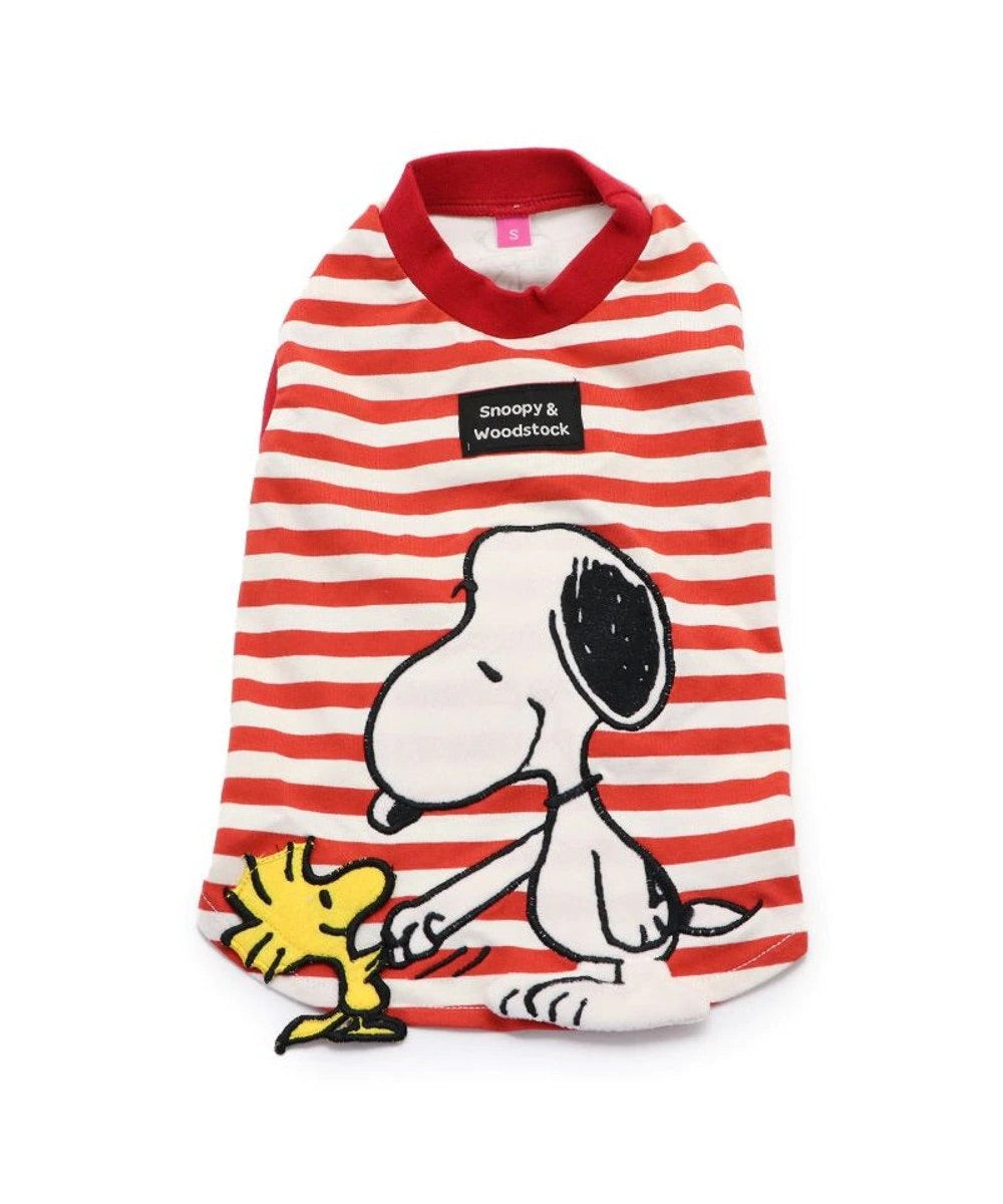 Snoopy T-shirt Red Stripes