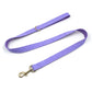 Bright Purple Collar Leash Bowtie