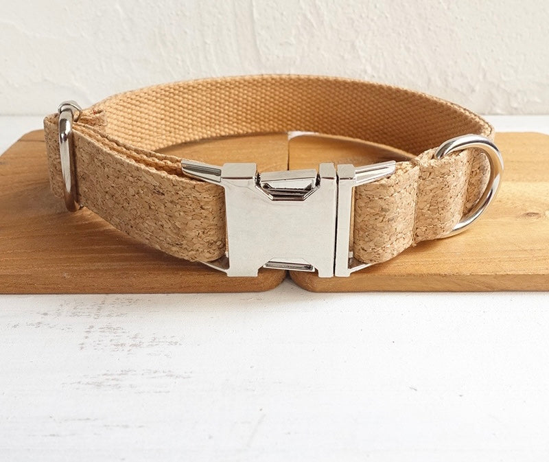 Wood like Collar Leash Bowtie