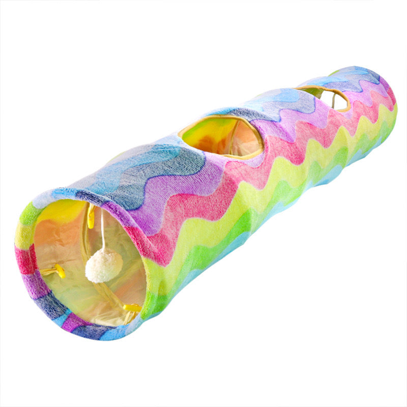 Rainbow Cat Tunnel Toy