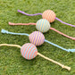 Cotton Rope Macaron Balls With 2 Tails