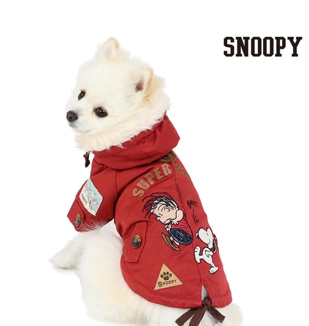 Snoopy Peak Coat Red