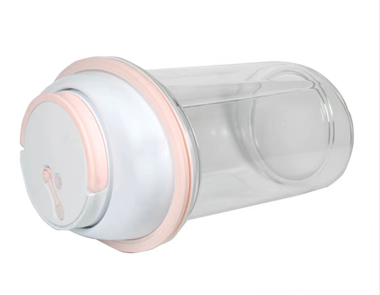 Food Storage 3.5L Vacuum Seal with Handle in White & Pink