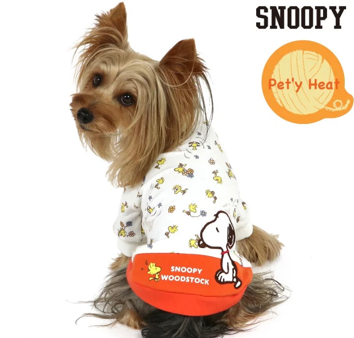 Snoopy T-shirt Long Sleeve Petty Heat Woodstock