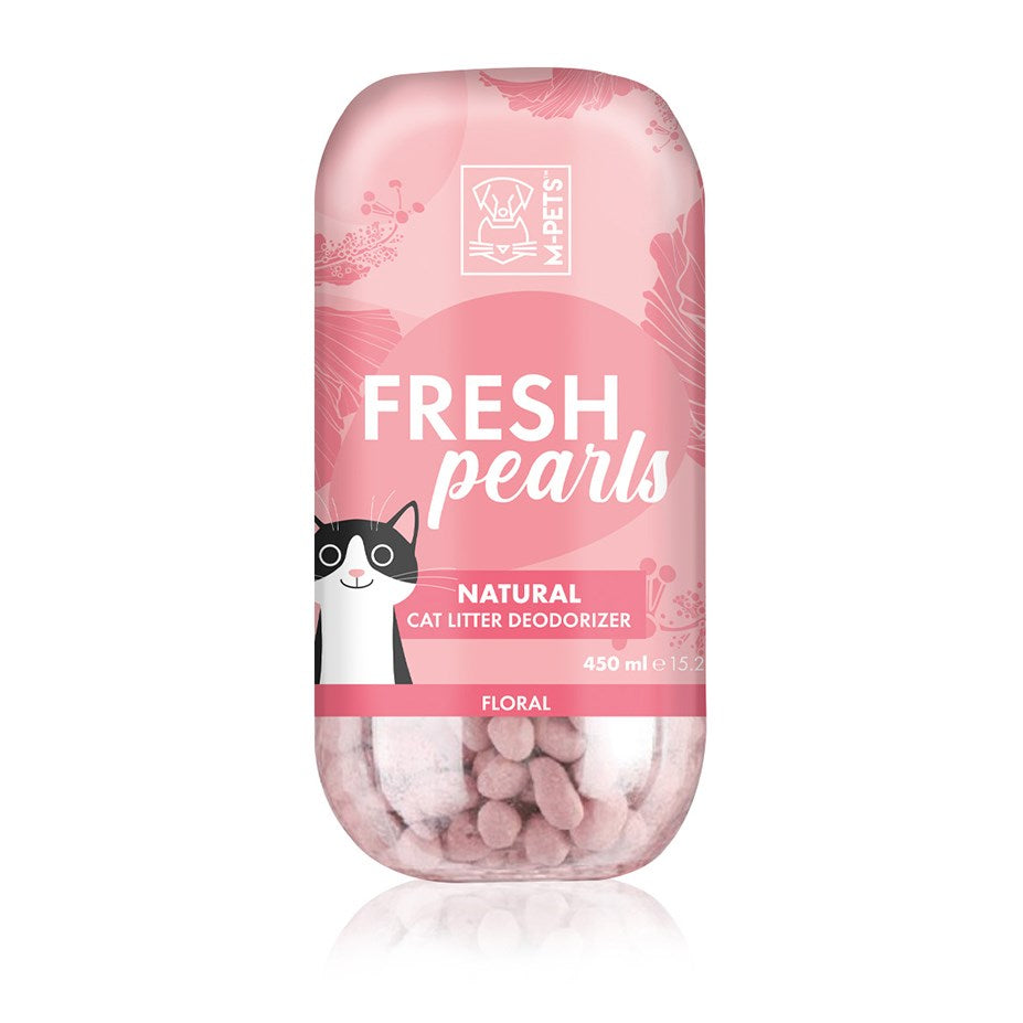 Fresh Pearls Natural Cat Litter Deodorizer 450ml Floral