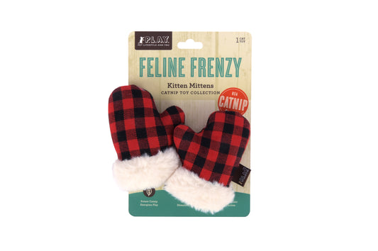 Feline Frenzy Kitten Mittens Catnip Toy