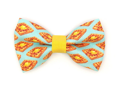 Waffle Cat Collar Bowtie