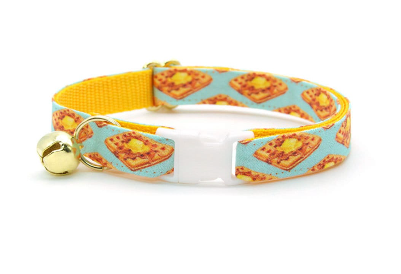 Waffle Cat Collar Bowtie