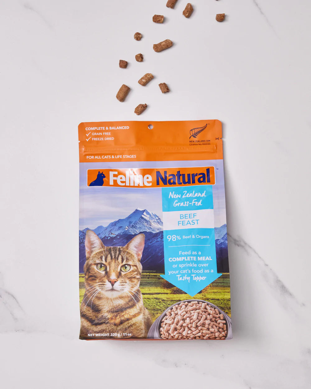 Feline Natural Freeze Dried Beef 320g