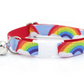 Rainbow Cat Collar Bowtie