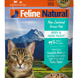 Feline Natural 冻干牛肉和 Hoki 盛宴 320g