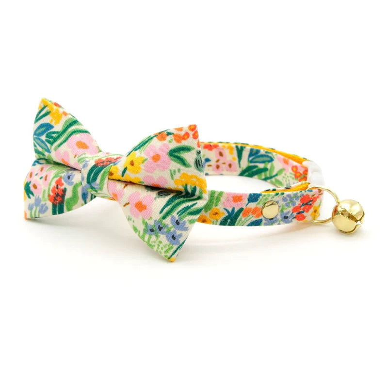 Fantasia - Day" - Rifle Paper Co® Cat Collar Bowtie Bandanna