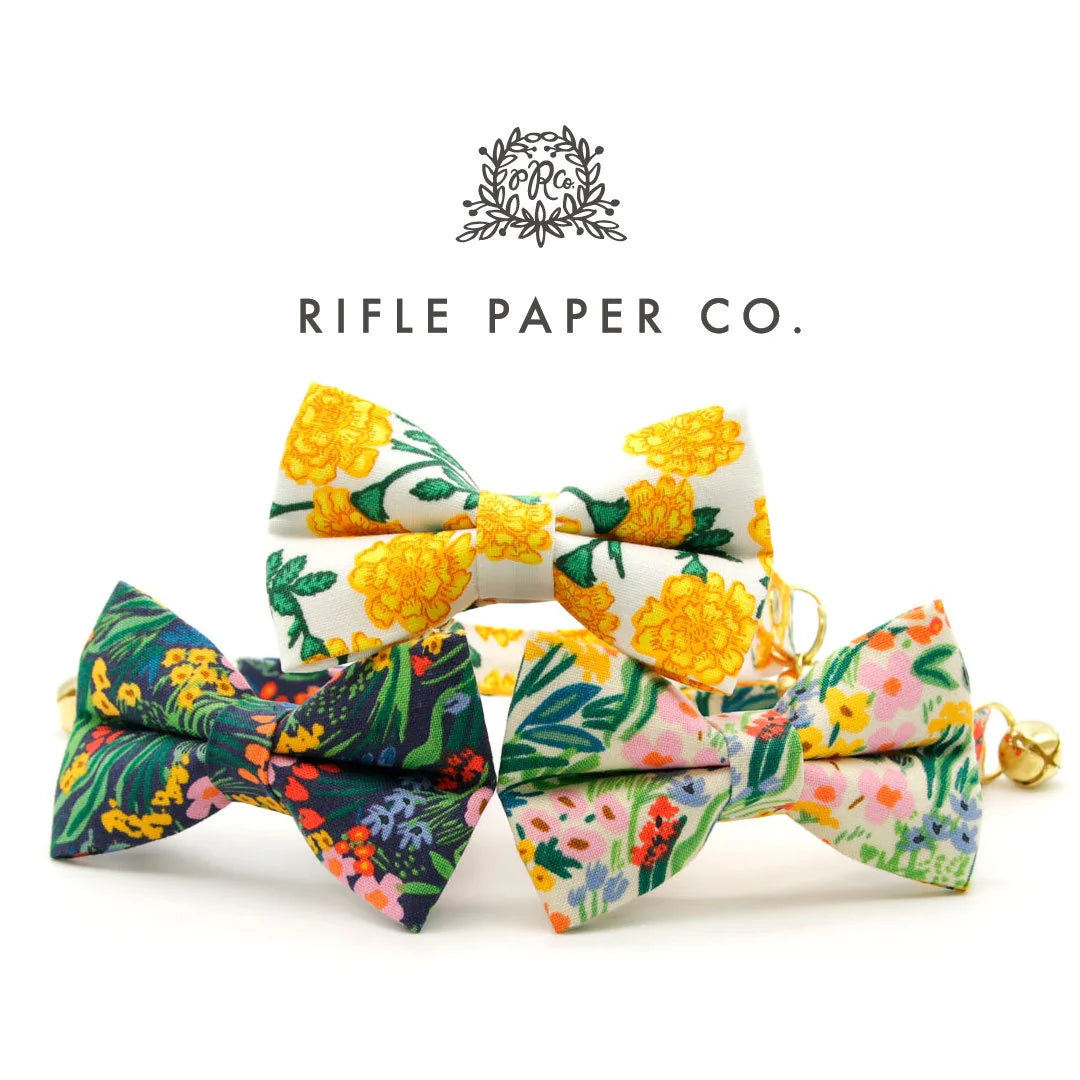 Fantasia - Day" - Rifle Paper Co® Cat Collar Bowtie Bandanna