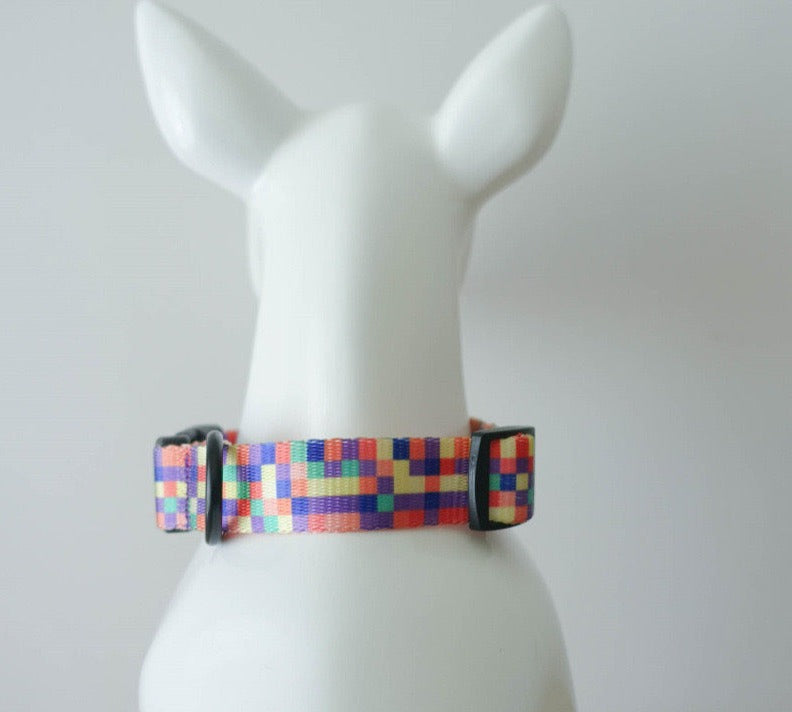 Plaid Collar Leash