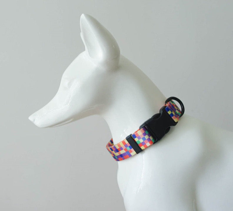 Plaid Collar Leash