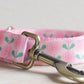 Pink Floral Collar Leash