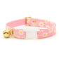 Daisies - Pink Cat Collar Bowtie Bandanna