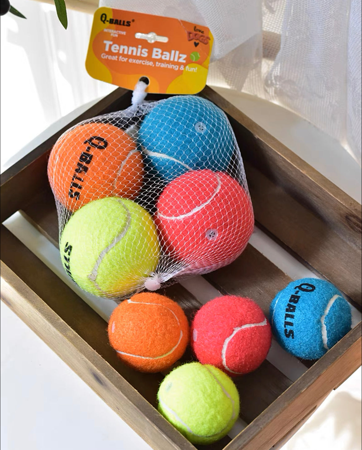 Squeaky Tennis Balls Toy