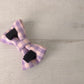 Purple Checks Cat/Puppy Collar Bowtie