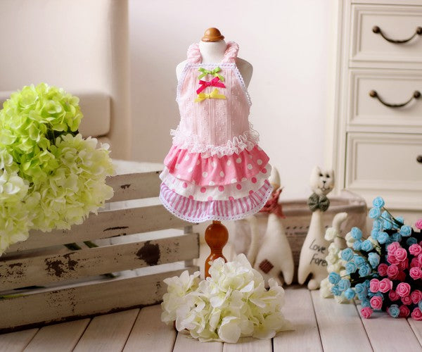 Pink Garden Style Dress