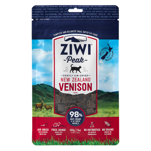 Air Dried Ziwi Venison 400g for cats